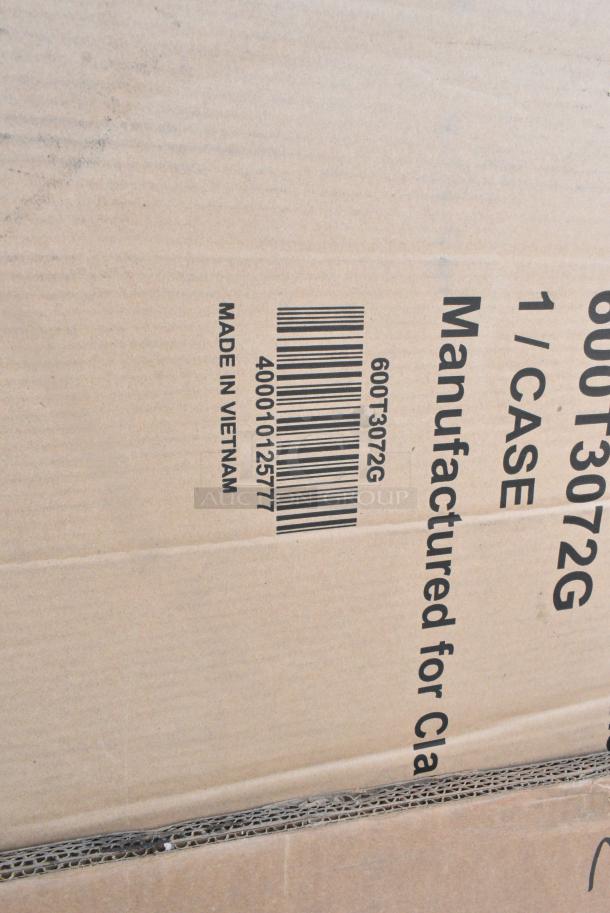 13 BRAND NEW SCRATCH AND DENT! Items Including 7 600SCSS1818 Regency 18 Gauge Stainless Steel Sink Cover for 18" x 18" Bowls, 600TSS2448S Regency Spec Line 24" x 48" 14 Gauge Stainless Steel Commercial Work Table with Undershelf, 600TB2460G Regency 24" x 60" 18-Gauge 304 Stainless Steel Commercial Work Table with 4" Backsplash and Galvanized Undershelf, 600ES3048G Regency 30" x 48" 16-Gauge Stainless Steel Equipment Stand with Galvanized Undershelf, 1643660TFGRY Lancaster Table & Seating 36" x 60" Rectangular Thermo-Formed MDF Table Top with Gray Wood Finish. 13 Times Your Bid! - Image 9 of 10