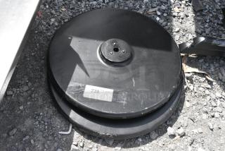 2 Metal Round Table Base Foot. 2 Times Your Bid!