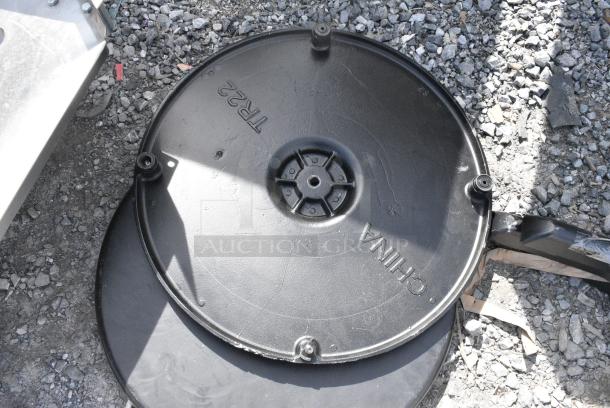 2 Metal Round Table Base Foot. 2 Times Your Bid! - Image 3 of 4