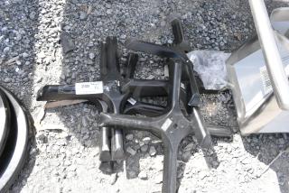 6 Metal Cross Table Base Feet. 6 Times Your Bid!