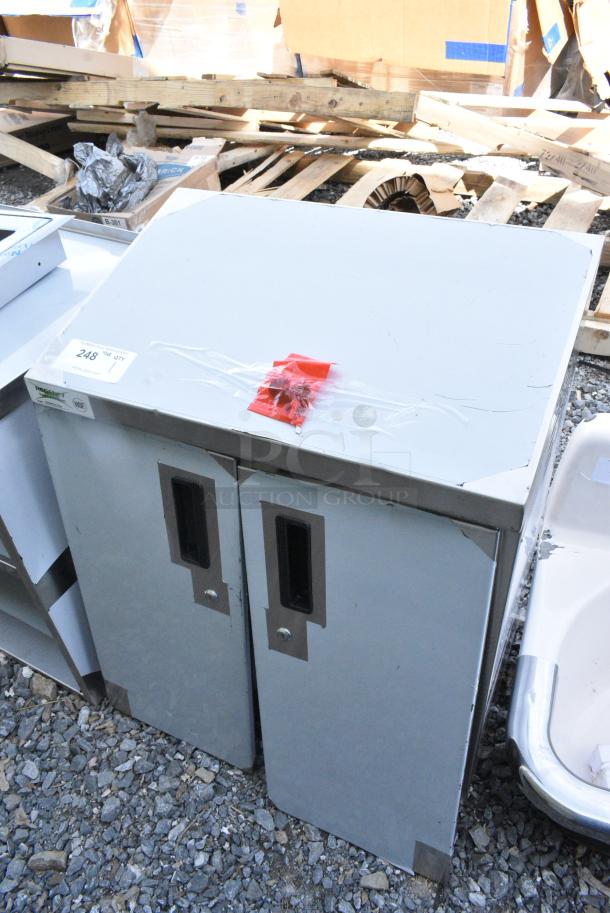 BRAND NEW SCRATCH AND DENT! Regency 600WCH1524 15" Wide Stainless Steel Wall Cabinet with Hinged Doors - Image 2 of 4