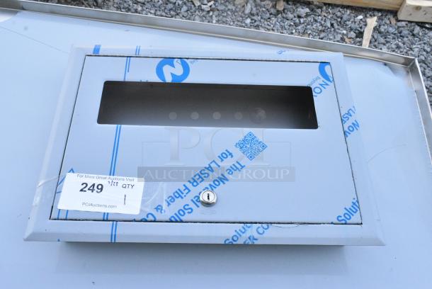 BRAND NEW SCRATCH AND DENT! Bobrick Stainless Steel Dispenser - Image 1 of 6