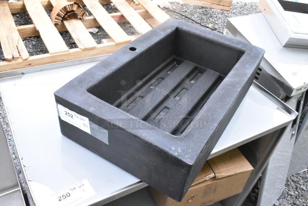2 BRAND NEW SCRATCH AND DENT! Black Poly Bins. 2 Times Your Bid! - Image 3 of 5