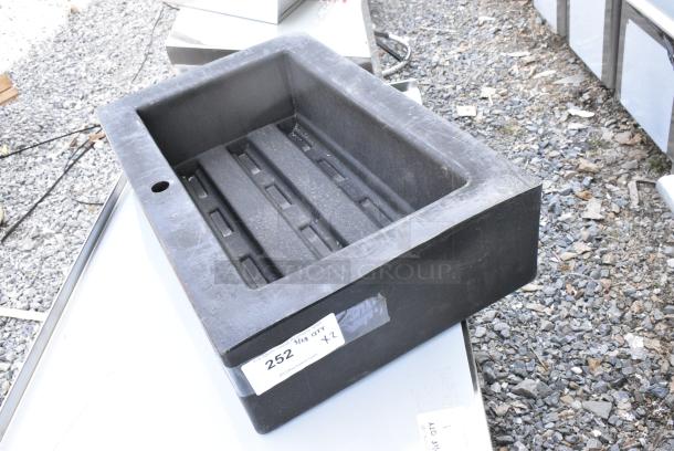 2 BRAND NEW SCRATCH AND DENT! Black Poly Bins. 2 Times Your Bid! - Image 4 of 5