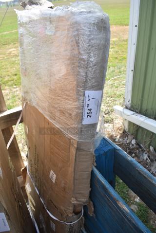 BRAND NEW SCRATCH AND DENT! Regency 460ECSC2436 NSF Chrome Wire Security Cage - 24" x 36" x 61". May Be Missing Pieces.