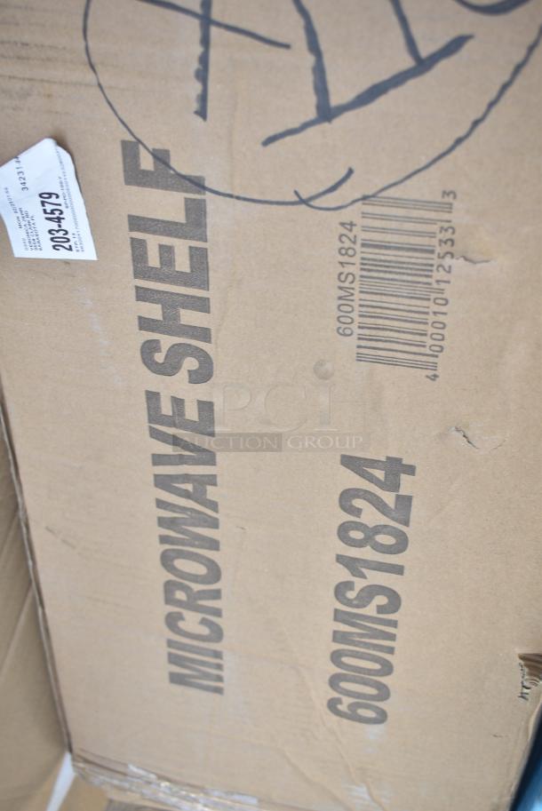 BRAND NEW SCRATCH AND DENT! Regency 600MS1824 24" x 18" Stainless Steel Microwave Shelf. May Be Missing Pieces. - Image 3 of 3