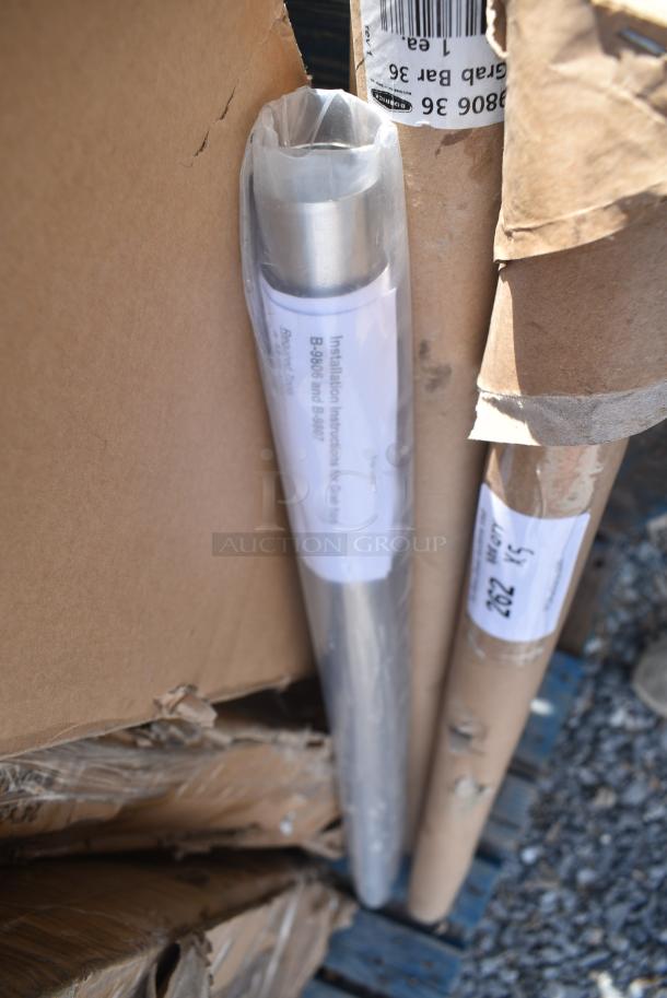 5 BRAND NEW SCRATCH AND DENT! Bobrick B-9806 36" Grab Bar. May Be Missing Pieces. 5 Times Your Bid! - Image 2 of 3