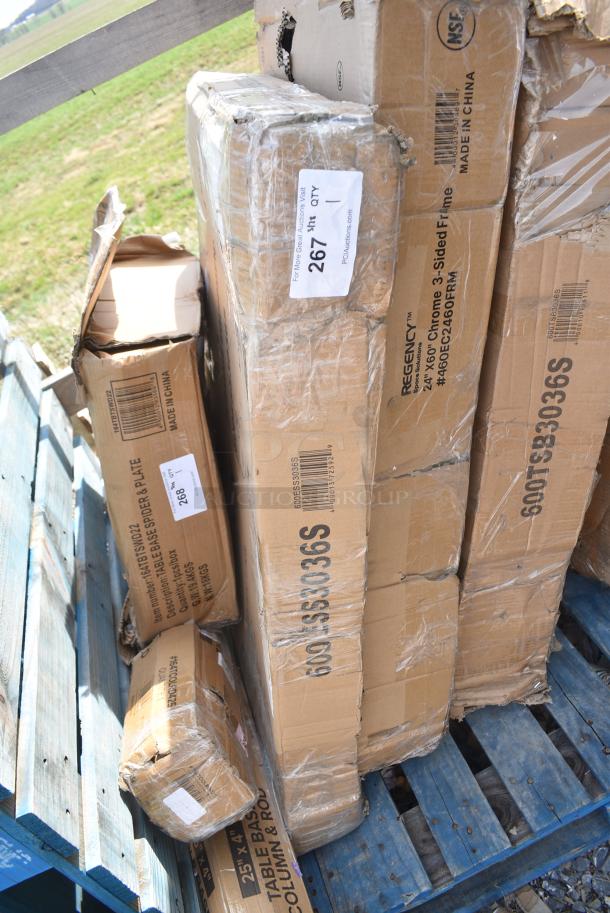 BRAND NEW SCRATCH AND DENT! Regency 600ESS3036S Spec Line 30" x 36" 14-Gauge Stainless Steel Equipment Stand With Stainless Steel Undershelf. May Be Missing Pieces. - Image 2 of 3