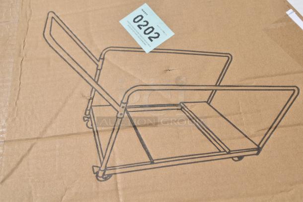 BRAND NEW SCRATCH AND DENT! Lancaster Table & Seating 164DYMU Multi-Purpose Folding Table Dolly - 8 Table Capacity. May Be Missing Pieces. - Image 1 of 4