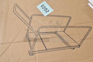BRAND NEW SCRATCH AND DENT! Lancaster Table & Seating 164DYMU Multi-Purpose Folding Table Dolly - 8 Table Capacity. May Be Missing Pieces.