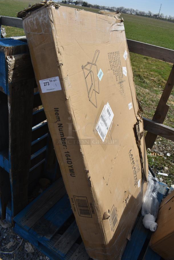 BRAND NEW SCRATCH AND DENT! Lancaster Table & Seating 164DYMU Multi-Purpose Folding Table Dolly - 8 Table Capacity. May Be Missing Pieces. - Image 3 of 4