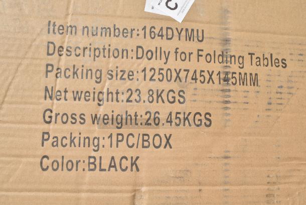 BRAND NEW SCRATCH AND DENT! Lancaster Table & Seating 164DYMU Multi-Purpose Folding Table Dolly - 8 Table Capacity. May Be Missing Pieces. - Image 4 of 4