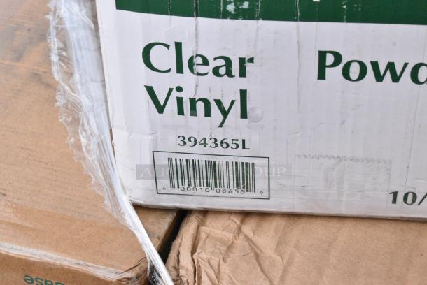 27 BRAND NEW SCRATCH AND DENT! Items Including 760SOUP16WPA Choice 16 oz. White Double Poly-Coated Paper Food Cup with Vented Paper Lid - 250/Case, 347RP10WHSLV Visions 10" White Plastic Plate with Silver Lattice Design - 120/Case, 433NHT101H Choice 1/6 Standard Size White "Thank You" Medium-Duty Plastic T-Shirt Bag - 1,000/Case, 394365L Noble Products Powder-Free Disposable Clear Vinyl Gloves for Foodservice - Large - 1000/Case, 395TO991 EcoChoice 9" x 9" x 3" Compostable No PFAS Added Bamboo / Bagasse 1 Compartment Take-Out Box - 200/Case, 24514104WBKBL Baker's Lane 14" x 10" x 4" Kraft Customizable Quarter Sheet Auto-Popup Window Cake / Bakery Box - 100/Bundle, 612FS4255HD Choice Half Size Heavy-Duty Foil Steam Table Pan Medium 2 3/16" Depth - 100/Case, 50016C Choice 16 oz. Coffee Print Poly Paper Hot Cup - 1,000/Case, 500LFLAT32 Choice Clear Plastic Flat Lid with Straw Slot - 32 oz. - 500/Case, VacPak-It 186CVB1010 10" x 10" Chamber Vacuum Packaging Pouches / Bags 3 Mil - 1,000/Case, 130TONG9HDBK Visions 9" Individually Wrapped Extra Heavy-Duty Black Disposable Polypropylene Tongs - 24/Case, 760DOMELID16 Choice 12-22 oz. Translucent Cold Cup Dome Lid with Opening - 1000/Case. 27 Times Your Bid! - Image 10 of 20