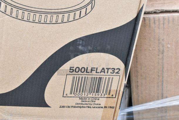 27 BRAND NEW SCRATCH AND DENT! Items Including 760SOUP16WPA Choice 16 oz. White Double Poly-Coated Paper Food Cup with Vented Paper Lid - 250/Case, 347RP10WHSLV Visions 10" White Plastic Plate with Silver Lattice Design - 120/Case, 433NHT101H Choice 1/6 Standard Size White "Thank You" Medium-Duty Plastic T-Shirt Bag - 1,000/Case, 394365L Noble Products Powder-Free Disposable Clear Vinyl Gloves for Foodservice - Large - 1000/Case, 395TO991 EcoChoice 9" x 9" x 3" Compostable No PFAS Added Bamboo / Bagasse 1 Compartment Take-Out Box - 200/Case, 24514104WBKBL Baker's Lane 14" x 10" x 4" Kraft Customizable Quarter Sheet Auto-Popup Window Cake / Bakery Box - 100/Bundle, 612FS4255HD Choice Half Size Heavy-Duty Foil Steam Table Pan Medium 2 3/16" Depth - 100/Case, 50016C Choice 16 oz. Coffee Print Poly Paper Hot Cup - 1,000/Case, 500LFLAT32 Choice Clear Plastic Flat Lid with Straw Slot - 32 oz. - 500/Case, VacPak-It 186CVB1010 10" x 10" Chamber Vacuum Packaging Pouches / Bags 3 Mil - 1,000/Case, 130TONG9HDBK Visions 9" Individually Wrapped Extra Heavy-Duty Black Disposable Polypropylene Tongs - 24/Case, 760DOMELID16 Choice 12-22 oz. Translucent Cold Cup Dome Lid with Opening - 1000/Case. 27 Times Your Bid! - Image 17 of 20