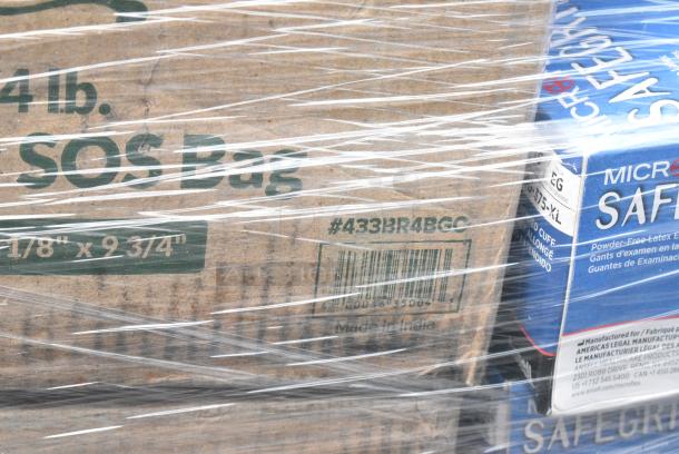 33 BRAND NEW SCRATCH AND DENT! Items Including 394325M Noble NexGen Powder-Free Disposable Blue Hybrid 3 Mil Thick Gloves - Medium - 1000/Case, 433BR4BGC Choice 4 lb. Natural Kraft Paper Bag - 500/Case, 500CC12 Choice Clear PET Customizable Plastic Cold Cup - 12 oz. - 1,000/Case, Dart DWTG20ST ThermoGuard 20 oz. Double Wall Insulated Steam Print Paper Hot Cup, 130WBKSPOONH Choice Black Heavy Weight Wrapped Polystyrene Plastic Teaspoon - 1,000/Case, 500CC12PLA EcoChoice 12 oz. PLA Compostable Plastic Cold Cup - 1,000/Case, 130ROLLKFSSV Visions 17" x 17" Pre-Rolled Linen-Feel White Napkin and Silver Heavy Weight Plastic Cutlery Set - 100/Case, 5008RIPKRPE Choice 8 oz. Squat Double Wall Ripple Kraft Paper Hot Cup - 500/Case, 500TO993 Choice 9" x 9" x 3" Microwavable 1-Compartment Black / Clear Plastic Hinged Container - 100/Case, 500CC16HW Choice Heavy Weight 16 oz. Clear Plastic Cold Cup - 1,000/Case. 33 Times Your Bid! - Image 7 of 22