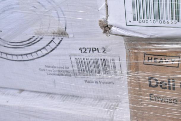 31 BRAND NEW SCRATCH AND DENT! Items Including 612FS4255HD Choice Half Size Heavy-Duty Foil Steam Table Pan Medium 2 3/16" Depth - 100/Case, 500CC16 Choice Clear PET Customizable Plastic Cold Cup - 16 oz. - 1,000/Case, 127P325B Choice 3.25 oz. Black Plastic Souffle Cup / Portion Cup - 2500/Case, 280SHOOTNEON Choice 5 5/8" Neon Plastic Test Tube Shot / Shooter with Assorted Colors - 1,000/Case, 500CC24 Choice Clear PET Customizable Plastic Cold Cup - 24 oz. - 600/Case, 79526ESPRT Emperor's Select 26 oz. Asian Microwavable Paper Take-Out Container - 450/Case, 4 Fineline 6302-CL Tiny Temptations 3 1/2" x 2 5/8" Tiny Tureens Clear Plastic Bowl - 240/Case, 1229105CS Choice 9" x 10 3/4" Food Service Interfolded Pop-Up Foil Sheets - 3,000/Case, 127PL2 Choice PET Plastic Lid for 1.5 to 2.5 oz. Souffle Cup / Portion Cup - 2,500/Case. 31 Times Your Bid! - Image 18 of 21