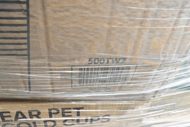 29 BRAND NEW SCRATCH AND DENT! Items Including 130WSSPOON Choice Medium Weight White Polypropylene Plastic Soup Spoon - 1,000/Case, 795PTOBK3 Choice 7 3/4" x 5 1/2" x 2 1/2" Black Microwavable Folded Paper #3 Take-Out Container - 200/Case, 500TW7 Choice 7 oz. Translucent Thin Wall Plastic Cold Cup - 2,500/Case, 612POB225LB Choice Oblong Clear Plastic Dome Lid for 2.25 lb. & 1.5 lb. Shallow Foil Take-Out Container - 500/Case, 795PTOWHT4 Choice White Microwavable Folded Paper #4 Take-Out Container 7 3/4" x 5 1/2" x 3 1/2" - 160/Case, 5008RIPKRPE Choice 8 oz. Squat Double Wall Ripple Kraft Paper Hot Cup - 500/Case, Ice Bags, Dart 60HT1 White Foam Hinged Lid Container 6" x 6" x 3" - 500/Case, 500CC16 Choice Clear PET Customizable Plastic Cold Cup - 16 oz. - 1,000/Case. 29 Times Your Bid! - Image 6 of 22