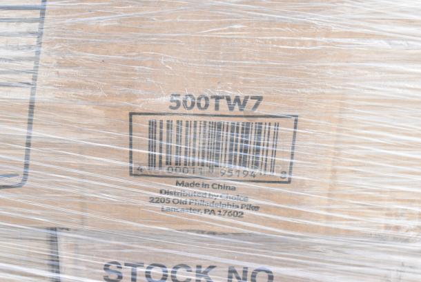 29 BRAND NEW SCRATCH AND DENT! Items Including 130WSSPOON Choice Medium Weight White Polypropylene Plastic Soup Spoon - 1,000/Case, 795PTOBK3 Choice 7 3/4" x 5 1/2" x 2 1/2" Black Microwavable Folded Paper #3 Take-Out Container - 200/Case, 500TW7 Choice 7 oz. Translucent Thin Wall Plastic Cold Cup - 2,500/Case, 612POB225LB Choice Oblong Clear Plastic Dome Lid for 2.25 lb. & 1.5 lb. Shallow Foil Take-Out Container - 500/Case, 795PTOWHT4 Choice White Microwavable Folded Paper #4 Take-Out Container 7 3/4" x 5 1/2" x 3 1/2" - 160/Case, 5008RIPKRPE Choice 8 oz. Squat Double Wall Ripple Kraft Paper Hot Cup - 500/Case, Ice Bags, Dart 60HT1 White Foam Hinged Lid Container 6" x 6" x 3" - 500/Case, 500CC16 Choice Clear PET Customizable Plastic Cold Cup - 16 oz. - 1,000/Case. 29 Times Your Bid! - Image 15 of 22
