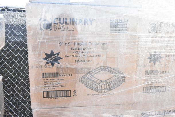 24 BRAND NEW SCRATCH AND DENT! Items Including Culinary Basics 9"x9" Hinged Containers. 24 Times Your Bid! - Image 4 of 5