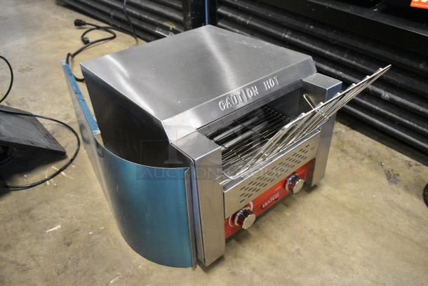 BRAND NEW SCRATCH AND DENT! Avantco 184T140 Stainless Steel Commercial 10" Wide Conveyor Toaster with 3" Opening. 300 Slices per Hour. 120 Volts, 1 Phase. - Image 7 of 15
