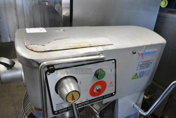 2019 Omcan SP300A Metal Commercial Floor Style 30 Quart Planetary Dough Mixer w/ Stainless Steel Mixing Bowl, Bowl Guard, Paddle and Whisk Attachments. 110 Volts, 1 Phase. Tested and Working! - Image 12 of 14