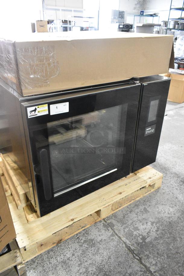 BRAND NEW SCRATCH AND DENT! 2024 Blodgett 62BLE INVOQ Stainless Steel Commercial Single Full Size Combi Oven - Boilerless, 480 Volts, 3 Phase. - Image 1 of 7