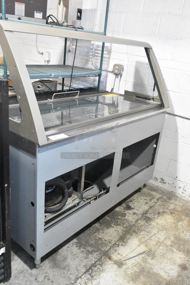Duke Metal Commercial Sandwich Make Line Prep Line w/ Lowering Sneeze Guard. 120 Volts, 1 Phase. - Image 1 of 7