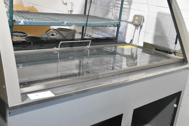 Duke Metal Commercial Sandwich Make Line Prep Line w/ Lowering Sneeze Guard. 120 Volts, 1 Phase. - Image 3 of 7