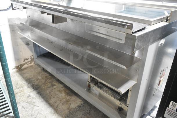 Duke Metal Commercial Sandwich Make Line Prep Line w/ Lowering Sneeze Guard. 120 Volts, 1 Phase. - Image 4 of 7