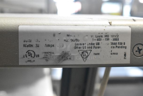 Duke Metal Commercial Sandwich Make Line Prep Line w/ Lowering Sneeze Guard. 120 Volts, 1 Phase. - Image 6 of 7