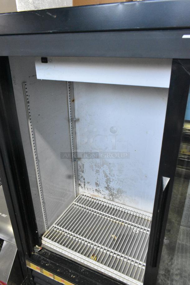 2018 True GDM-41SL-48-HC-LD Metal Commercial 2 Door Reach In Cooler Merchandiser w/ Poly Coated Racks. 115 Volts, 1 Phase. Tested and Working! - Image 6 of 7