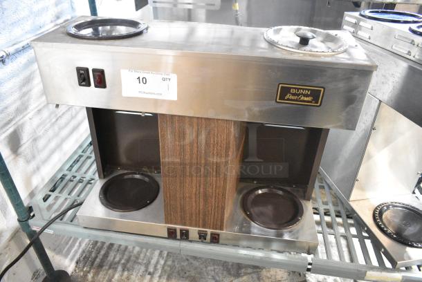 Bunn VPS Stainless Steel Commercial Countertop 3 Burner Coffee Machine. 120 Volts, 1 Phase. - Image 1 of 8