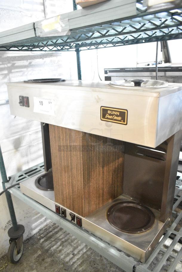 Bunn VPS Stainless Steel Commercial Countertop 3 Burner Coffee Machine. 120 Volts, 1 Phase. - Image 6 of 8