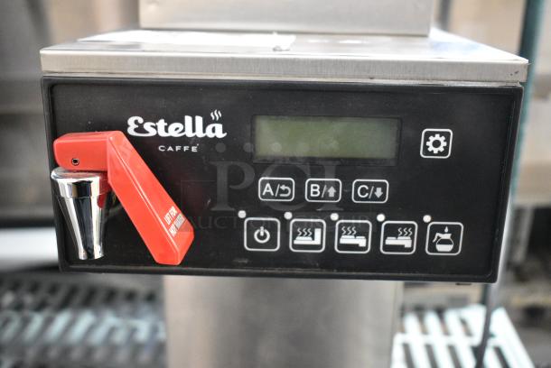Estella AIG3DAF Stainless Steel Commercial Countertop 3 Burner Coffee Machine w/ Hot Water Dispenser. 120 Volts, 1 Phase. - Image 3 of 7