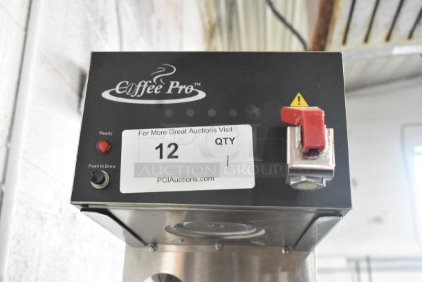 Coffee Pro 8540 Stainless Steel Commercial Countertop Coffee Machine w/ Hot Water Dispenser. 120 Volts, 1 Phase. - Image 3 of 7