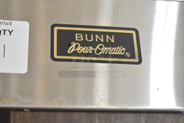 Bunn VPS Stainless Steel Commercial Countertop 3 Burner Coffee Machine w/ Metal and Poly Brew Baskets. 120 Volts, 1 Phase. - Image 2 of 6