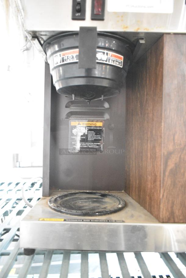 Bunn VPS Stainless Steel Commercial Countertop 3 Burner Coffee Machine w/ Metal and Poly Brew Baskets. 120 Volts, 1 Phase. - Image 3 of 6