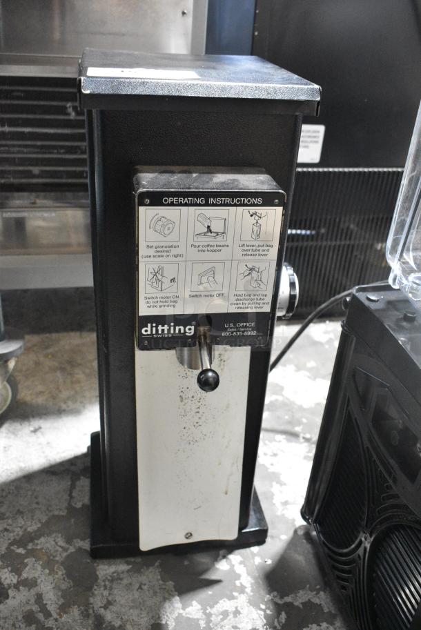 Ditting KR1203 Metal Countertop Coffee Bean Grinder. 120 Volts, 1 Phase. Tested and Working! - Image 1 of 8