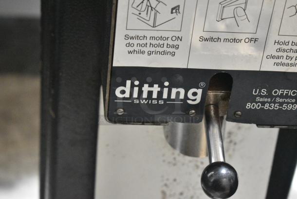 Ditting KR1203 Metal Countertop Coffee Bean Grinder. 120 Volts, 1 Phase. Tested and Working! - Image 2 of 8