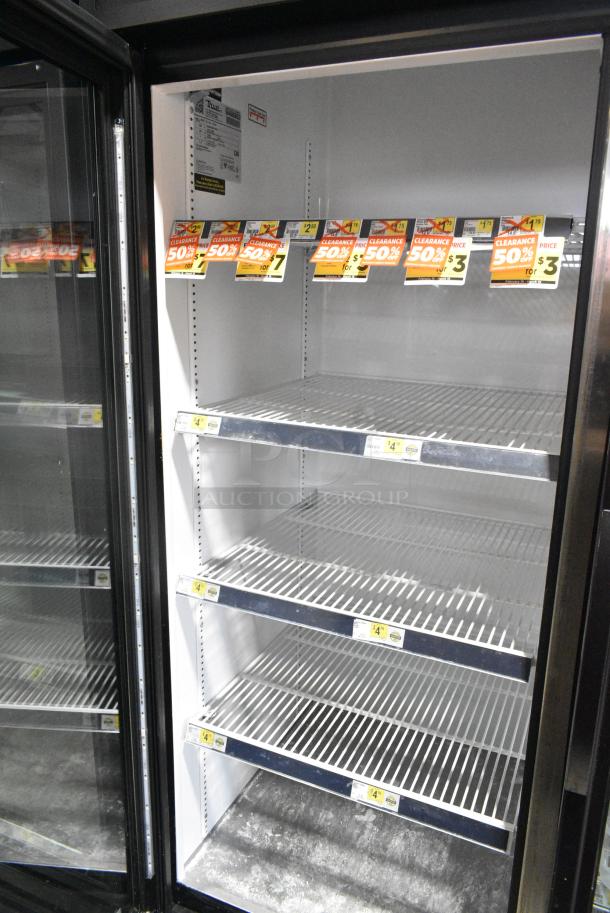 2018 True GDM-72-HC Metal Commercial 3 Door Reach In Cooler Merchandiser w/ Poly Coated Racks. 115 Volts, 1 Phase. Tested and Working! - Image 6 of 8