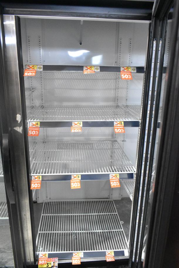 2018 True GDM-72-HC Metal Commercial 3 Door Reach In Cooler Merchandiser w/ Poly Coated Racks. 115 Volts, 1 Phase. Tested and Working! - Image 6 of 8