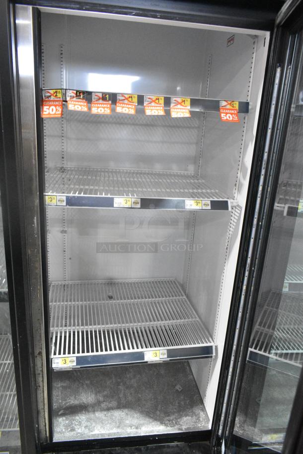 2018 True GDM-72-HC Metal Commercial 3 Door Reach In Cooler Merchandiser w/ Poly Coated Racks. 115 Volts, 1 Phase. Tested and Working! - Image 7 of 8