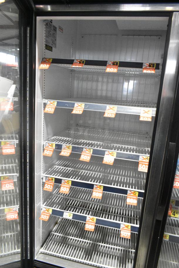 2018 True GDM-72F-HC Metal Commercial 3 Door Reach In Freezer Merchandiser w/ Poly Coated Racks. 115/208-230 Volts, 1 Phase. Tested and Working! - Image 6 of 7