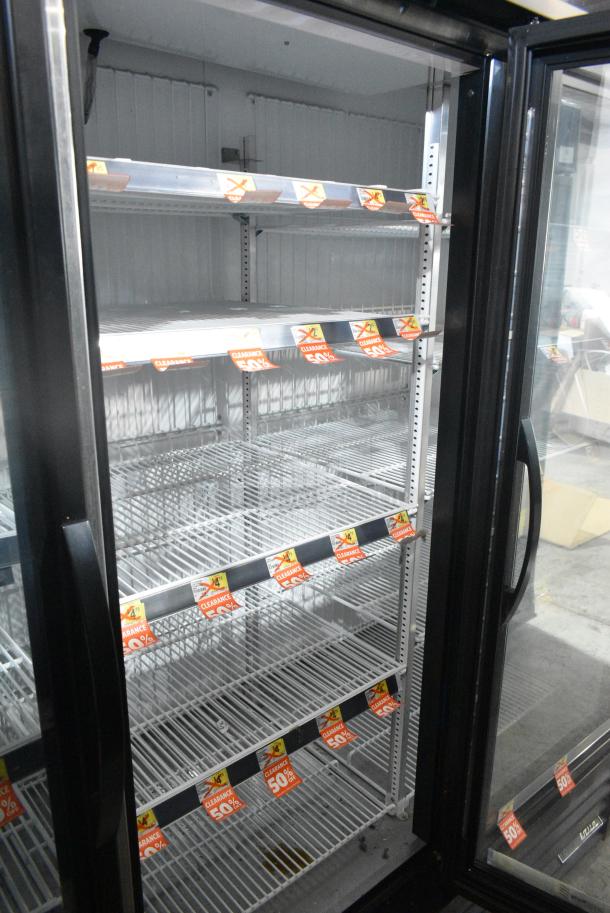 2018 True GDM-72F-HC Metal Commercial 3 Door Reach In Freezer Merchandiser w/ Poly Coated Racks. 115/208-230 Volts, 1 Phase. Tested and Working! - Image 6 of 8