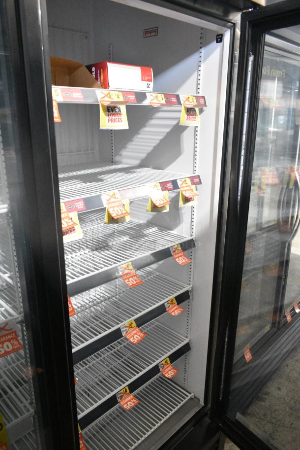 2018 True GDM-72F-HC Metal Commercial 3 Door Reach In Freezer Merchandiser w/ Poly Coated Racks. 115/208-230 Volts, 1 Phase. Tested and Working! - Image 4 of 7