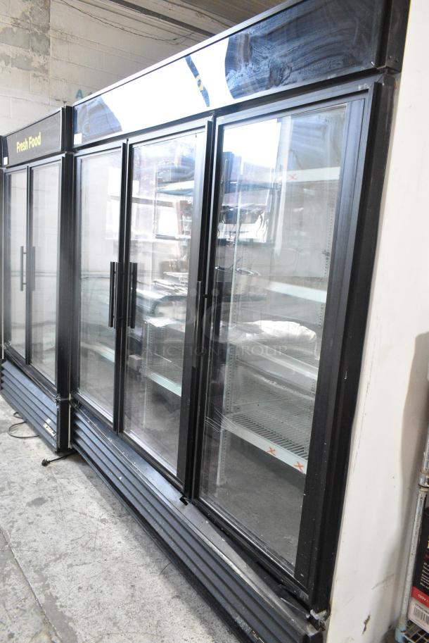 True GDM-72 Metal Commercial 3 Door Reach In Cooler Merchandiser w/ Poly Coated Racks. 115 Volts, 1 Phase. Tested and Working! - Image 1 of 7