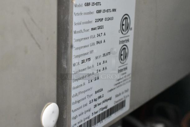 2021 Desmon GBF-15+ETL Stainless Steel Commercial Blast Chiller Shock Freezer w/ 4 Probes on Commercial Casters. - Image 7 of 7