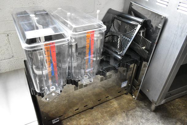 2024 Carnival King JETCOF 480M 382RBD5G4 Metal Countertop Quadruple 5 Gallon Bowl Refrigerated Beverage Dispenser w/ 2 Hoppers. 120 Volts, 1 Phase. Tested and Powers On But Does Not Get Cold - Image 2 of 4
