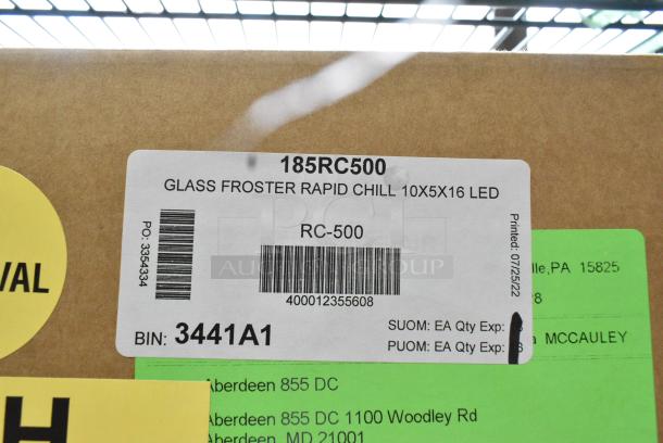 BRAND NEW SCRATCH AND DENT! Beverage-Air RC-500 Rapid Chill Countertop Mount Glass Froster - Image 3 of 8