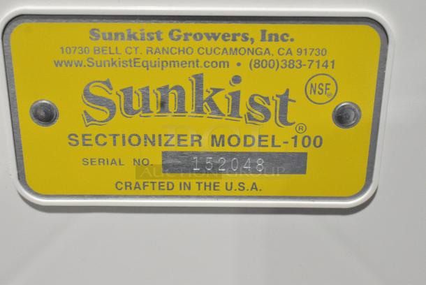 BRAND NEW SCRATCH AND DENT! Sunkist 100 Commercial Sectionizer - Image 2 of 2